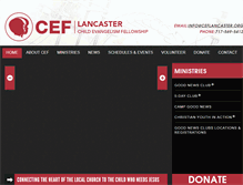 Tablet Screenshot of ceflancaster.org